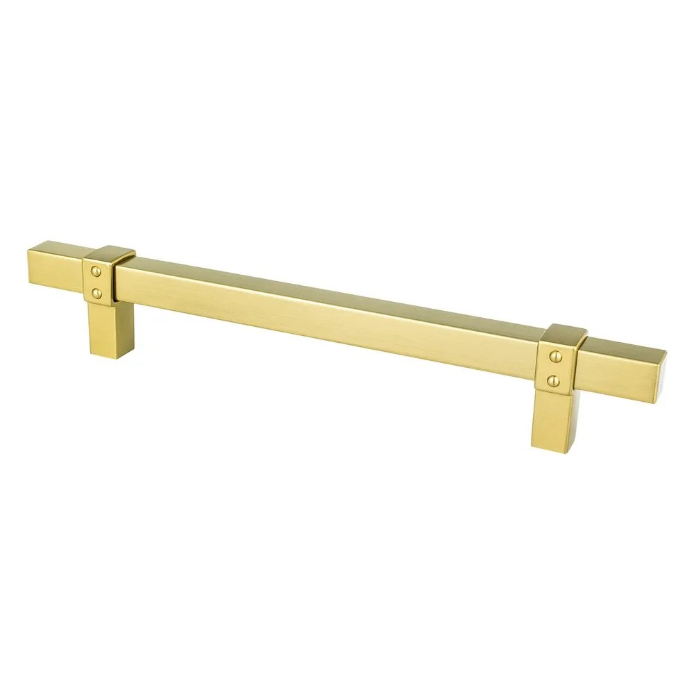 Rivet Rebel 160mm Modern Brushed Gold Pull