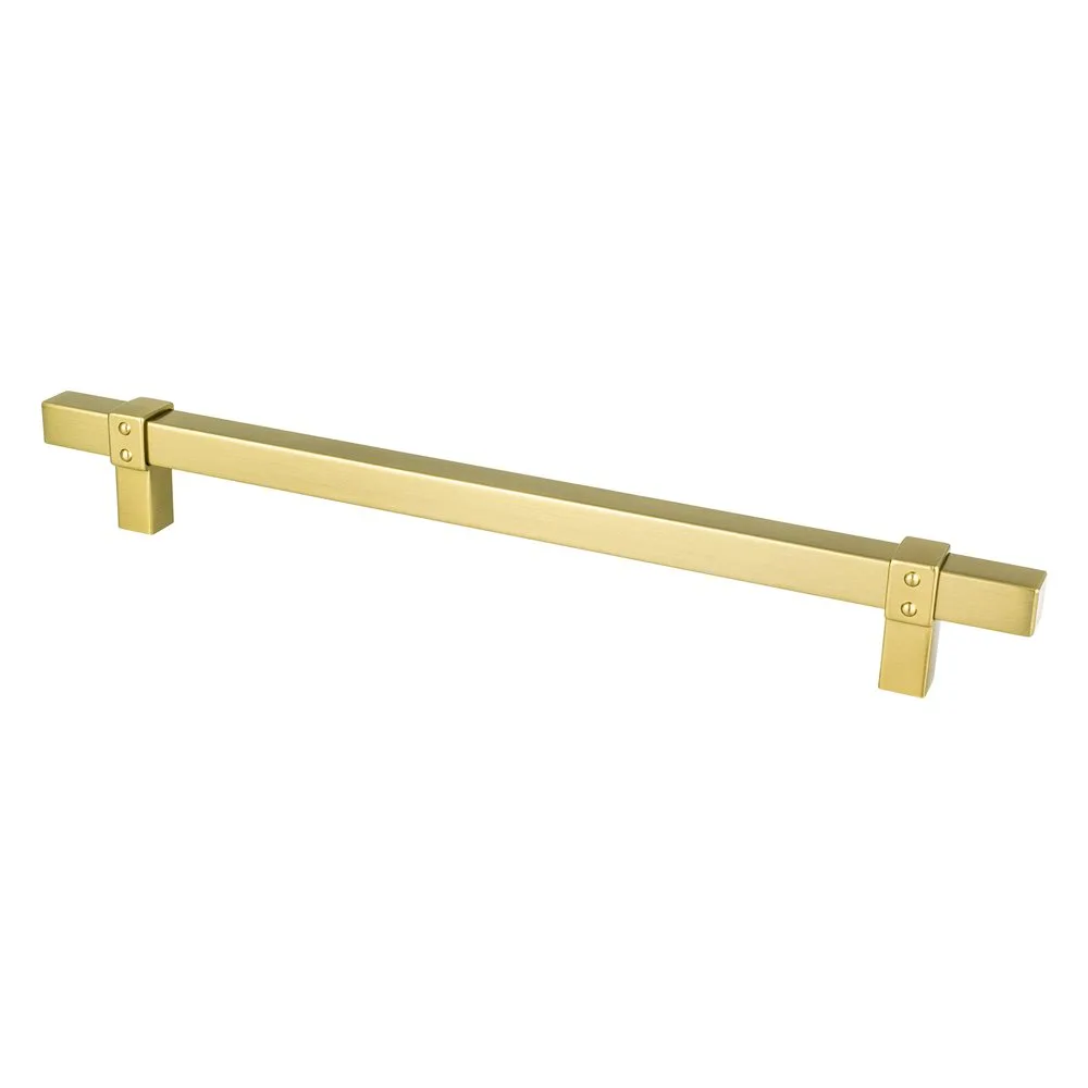 Rivet Rebel 224mm Modern Brushed Gold Pull