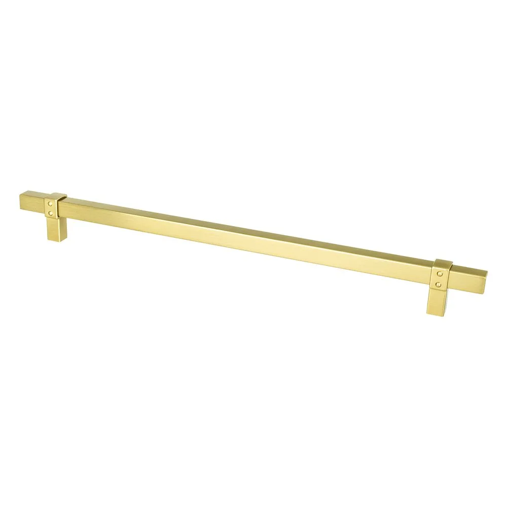 Rivet Rebel 12in. Modern Brushed Gold Appliance Pull