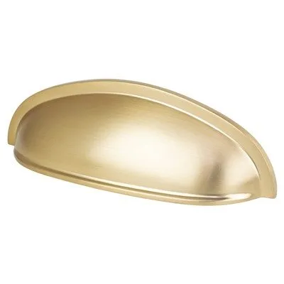 Folklore 3in. CC Modern Brushed Gold Cup Pull