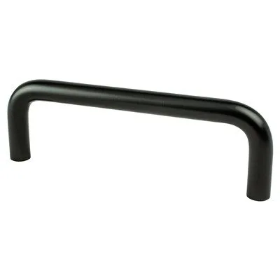 Advantage Wire Pulls 3 1/2 inch CC Matte Black Steel Wire Pull