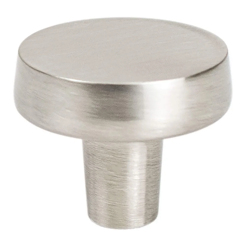 Transitional Advantage Four Brushed Nickel Knob