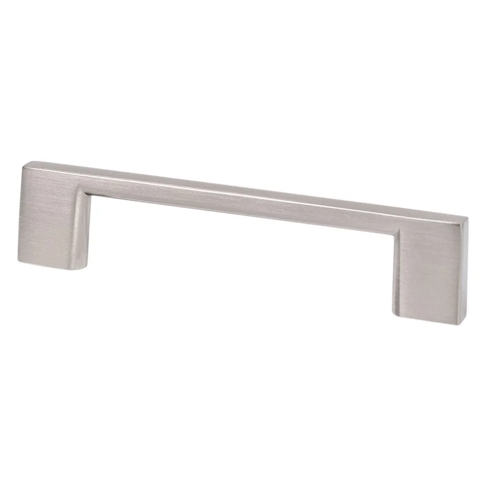 Transitional Advantage Four 96mm CC Brushed Nickel Rectangle Pull