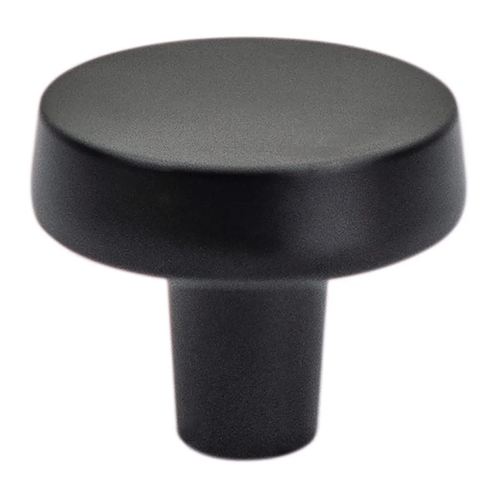 Transitional Advantage Four Matte Black Knob