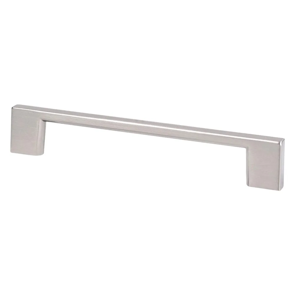 Transitional Advantage Four 128mm CC Brushed Nickel Rectangle Pull
