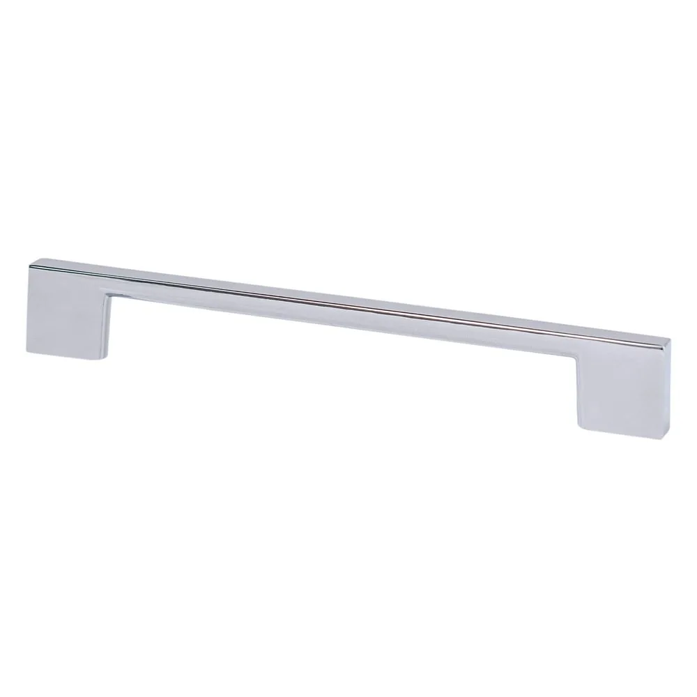 Transitional Advantage Four 160mm CC Polished Chrome Rectangle Pull