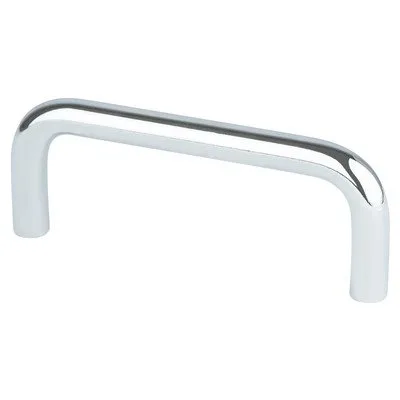 Advantage Wire Pulls 3 inch CC Polished Chrome Steel Wire Pull