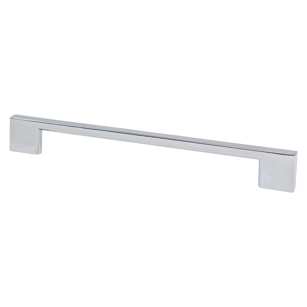 Transitional Advantage Four 192mm CC Polished Chrome Rectangle Pull