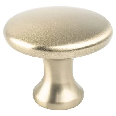 Contemporary Advantage Five Champagne Narrow Round Knob