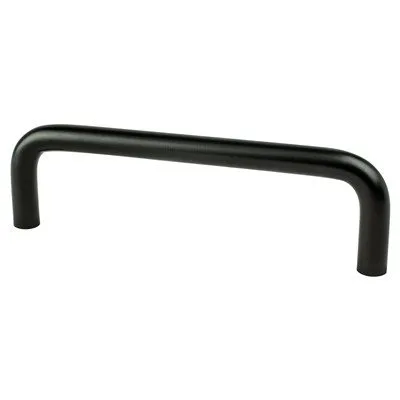 Advantage Wire Pulls 4 inch CC Matte Black Steel Wire Pull