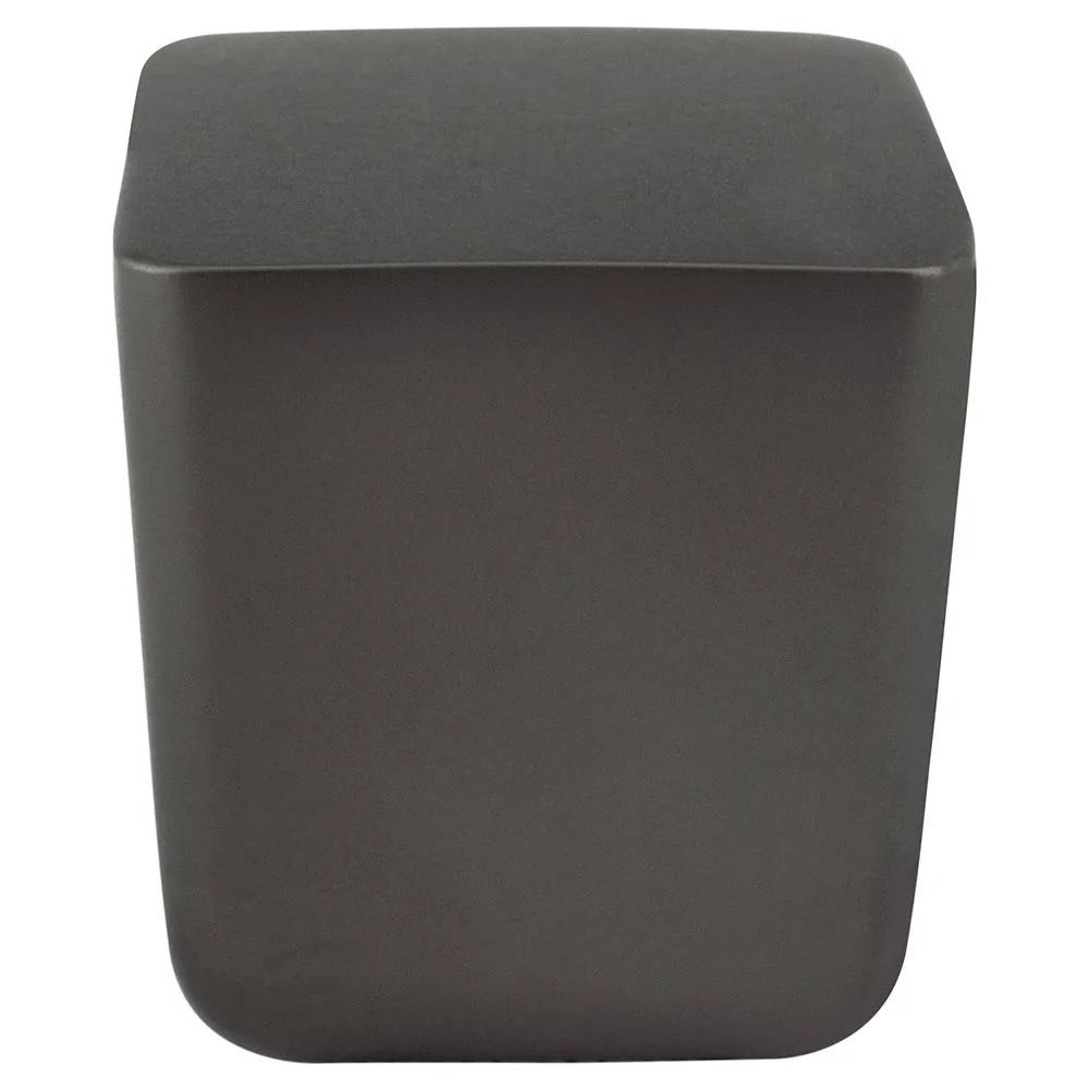Mini Charcoal Gray Large Square Knob