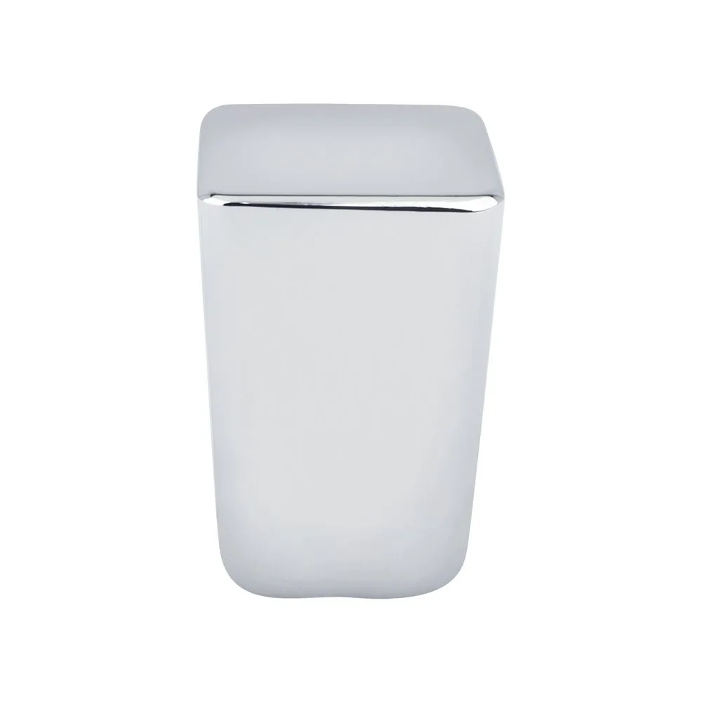 Mini Polished Chrome Small Square Knob