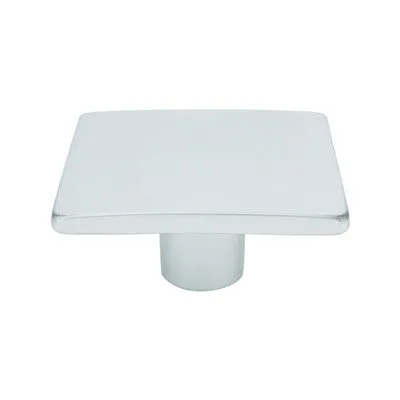 Wave Dull Chrome Medium Knob