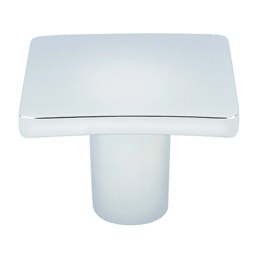 Wave Polished Chrome Small Knob