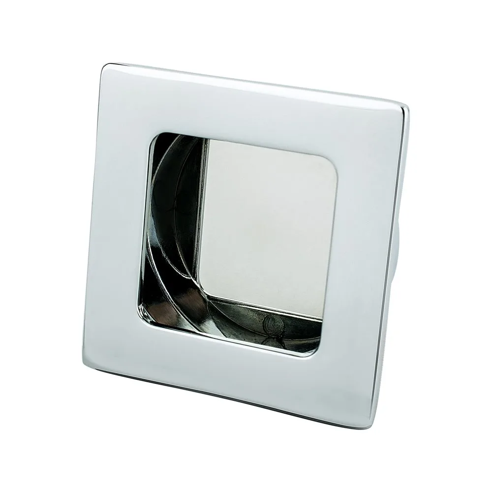 Stylus Polished Chrome Medium Recess Pull